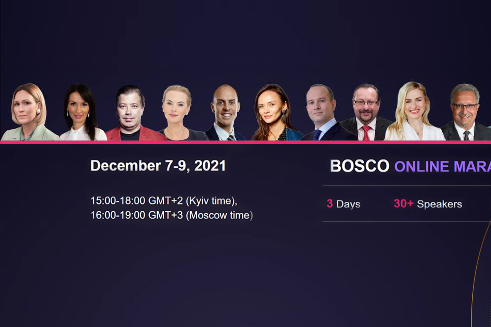 Bosco Online Marathon 2021 for investors and businessmen