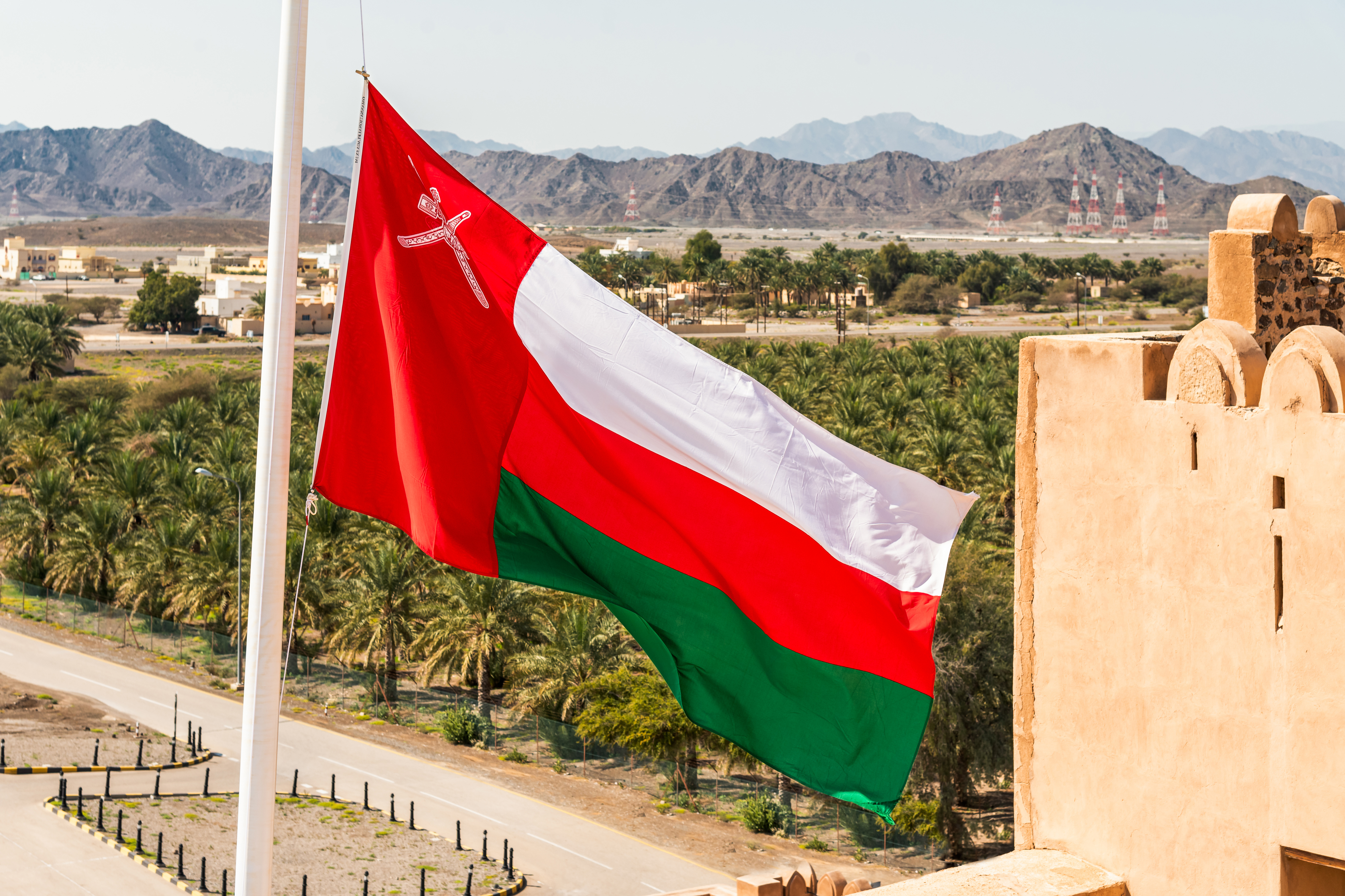 Flag of Oman, a country that can be relocated to under the new immigration program